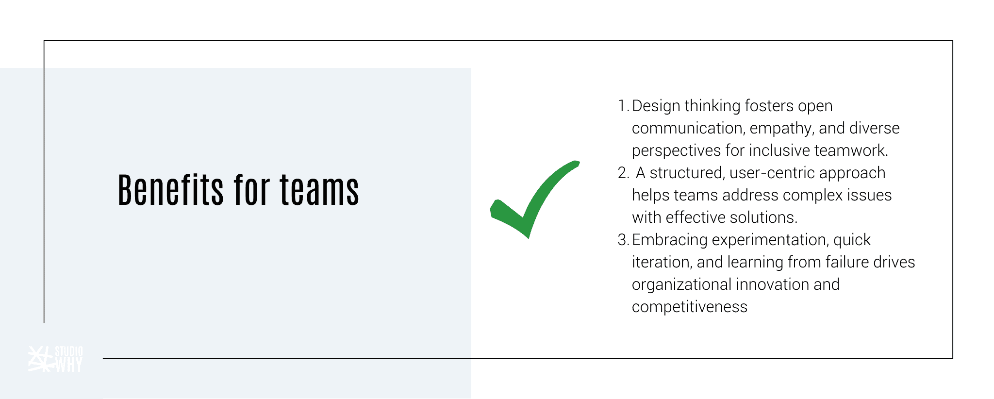 benefits design thinking for teams