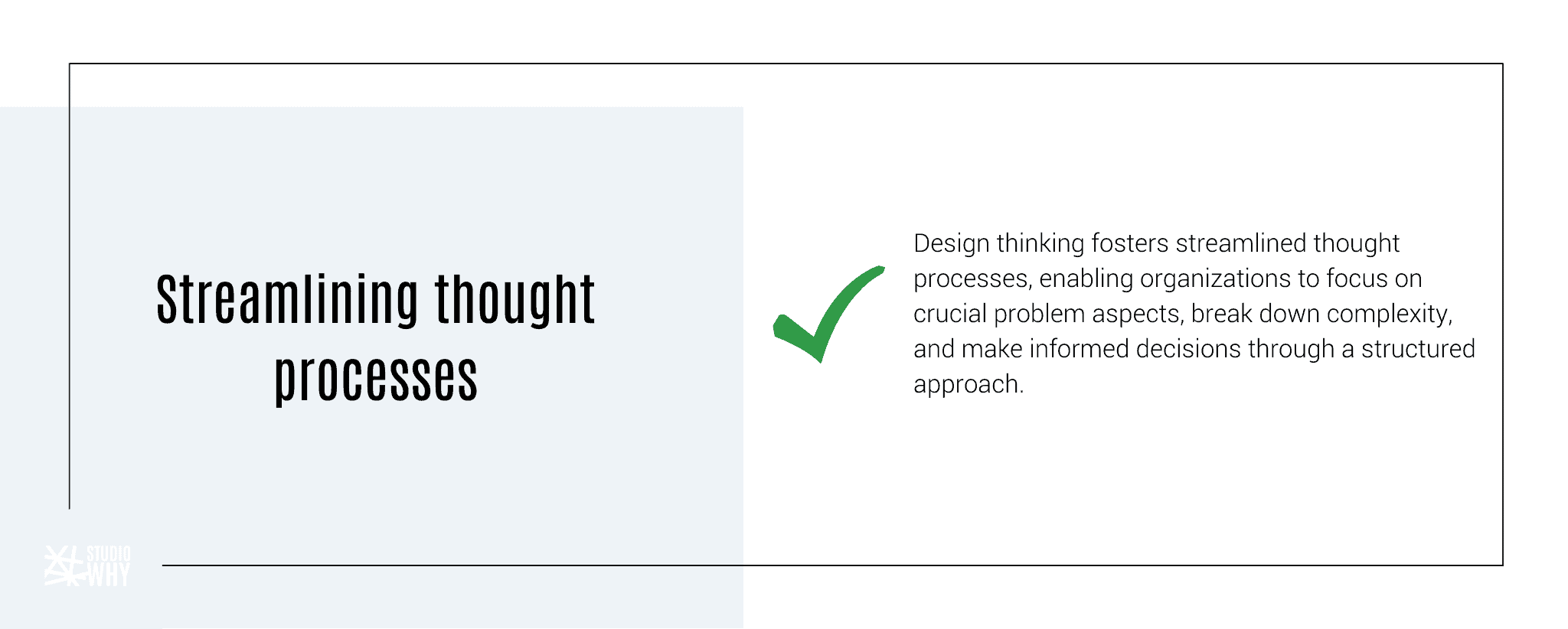 informed decisions Design Thinking