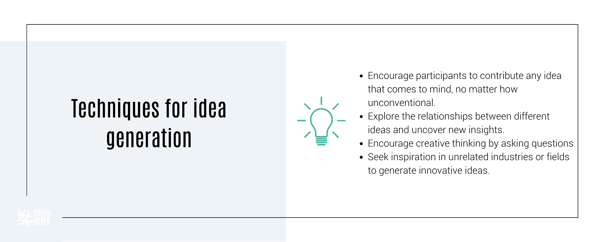 New Ideas – Strategies and Techniques - Inspiring Innovation Through  Creative Thinking